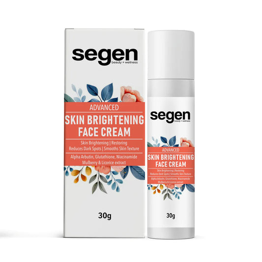 Segen Advanced Skin Brightening Cream – 30g | With Alpha Arbutin, Glutathione & Niacinamide for Even Tone, Radiant Glow & Spot Reduction